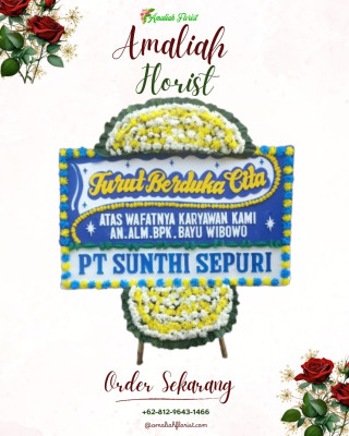 Papan Bunga Duka di Arut Utara
